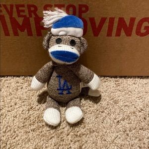 LA Dodgers Sock Monkey